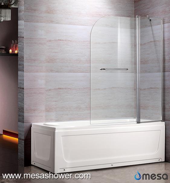 Dearadh Simplí Scáileán Frameless Nua-Aimseartha Bathtub Bath Tub Scáileán