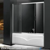 Comórtas Shower agus Bathtub le Fráma Alúmanam