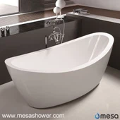 Bád Árthaigh Cruthúnas Bathtub Dromchla Soladach Seasmhach Saor in Aisce le Drainer Lárionad