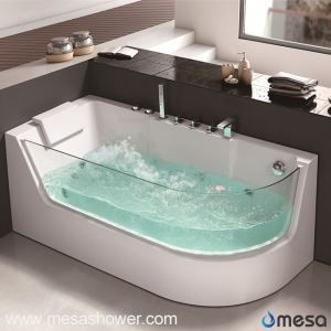 Gloine Aicrileach Massage Whistling Corner Gúnaí Aicrileach Nua-Aimseartha Dearadh Simplí Bathtub Tub le Cheap Price