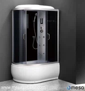 Dearadh Combo Shower Soaking Tub Uisce Aicrileach