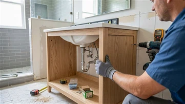 Conas Vanity Seomra Folctha a Shuiteáil: Céim-ar-Treoir Shuiteála Step DIY